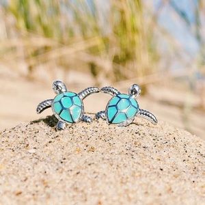 Sea Turtle Stud Earrings